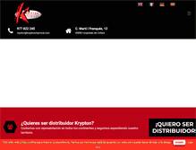 Tablet Screenshot of kryptonchemical.com